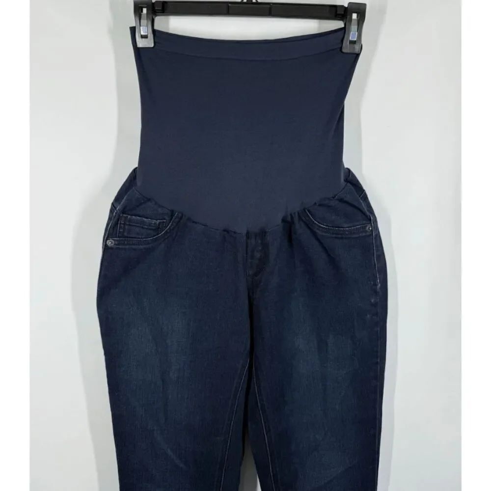 Indigo Blue Denim Maternity jean size medium